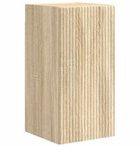 VidaXL TV Wandkast 2 pcs Sonoma 30 x 31 x 60 cm Bewerkt hout