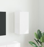 VidaXL TV Wandkast Wandgemonteerd Wit 30 x 31 x 60 cm Bewerkt hout