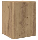 VidaXL TV Wandkast Ambachtelijk eiken 30 x 31 x 40 cm Bewerkt hout