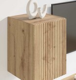 VidaXL TV Wandkast Ambachtelijk eiken 30 x 31 x 40 cm Bewerkt hout