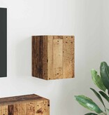 VidaXL TV Wandkast Oud Hout 30 x 31 x 40 cm Bewerkt hout