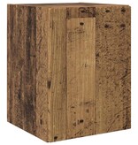 VidaXL TV Wandkast Oud Hout 30 x 31 x 40 cm Bewerkt hout