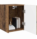 VidaXL TV Wandkast Oud Hout 30 x 31 x 40 cm Bewerkt hout