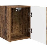 VidaXL TV Wandkast Oud Hout 30 x 31 x 40 cm Bewerkt hout