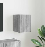 VidaXL TV Wandkast Grijs Sonoma 30 x 31 x 40 cm Bewerkt hout