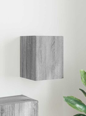 VidaXL TV Wandkast Grijs Sonoma 30 x 31 x 40 cm Bewerkt hout