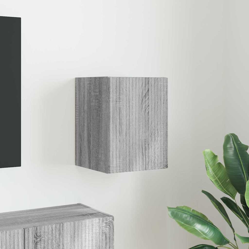 VidaXL TV Wandkast Grijs Sonoma 30 x 31 x 40 cm Bewerkt hout