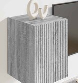 VidaXL TV Wandkast Grijs Sonoma 30 x 31 x 40 cm Bewerkt hout