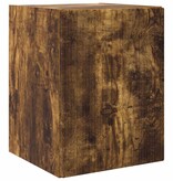 VidaXL TV Wandkast Gerookt eiken 30 x 31 x 40 cm Bewerkt hout