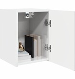 VidaXL TV Wandkast Glanzend Wit 30 x 31 x 40 cm Bewerkt hout