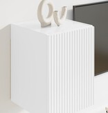 VidaXL TV Wandkast Glanzend Wit 30 x 31 x 40 cm Bewerkt hout