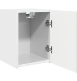 VidaXL TV Wandkast Glanzend Wit 30 x 31 x 40 cm Bewerkt hout