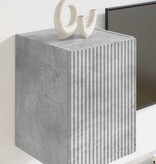 VidaXL TV Wandkast 2 pcs Beton 30 x 31 x 40 cm Bewerkt hout