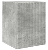 VidaXL TV Wandkast 2 pcs Beton 30 x 31 x 40 cm Bewerkt hout