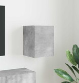 VidaXL TV Wandkast Wandgemonteerd Beton 30 x 31 x 40 cm Bewerkt hout
