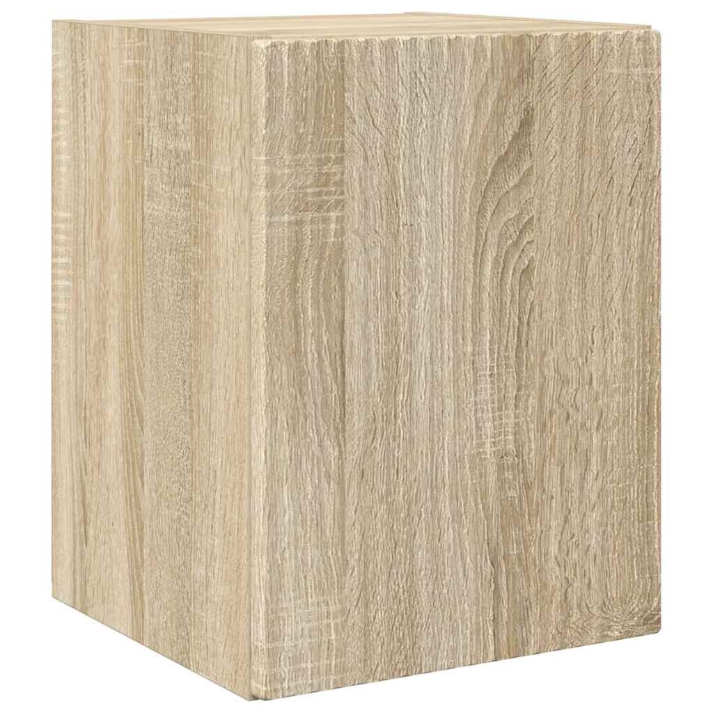 VidaXL TV Wandkast Wandgemonteerd Sonoma 30 x 31 x 40 cm Bewerkt hout