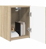 VidaXL TV Wandkast Wandgemonteerd Sonoma 30 x 31 x 40 cm Bewerkt hout