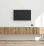 VidaXL TV Wandkast 2 pcs Ambachtelijk eiken 60 x 31 x 29.5 cm