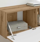 VidaXL TV Wandkast Ambachtelijk eiken 60 x 31 x 29.5 cm Bewerkt hout