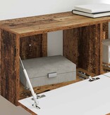 VidaXL TV Wandkast Oud Hout 60 x 31 x 29.5 cm Bewerkt hout