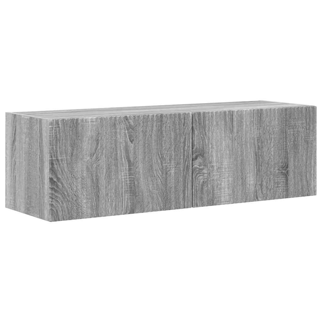 VidaXL TV Wandkast Grijs Sonoma 60 x 31 x 29.5 cm Bewerkt hout