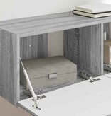 VidaXL TV Wandkast Grijs Sonoma 60 x 31 x 29.5 cm Bewerkt hout