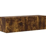 VidaXL TV Wandkast Gerookt eiken 60 x 31 x 29.5 cm Bewerkt hout