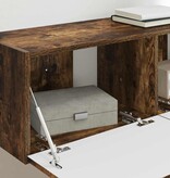 VidaXL TV Wandkast Gerookt eiken 60 x 31 x 29.5 cm Bewerkt hout