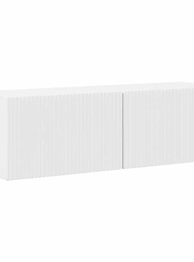 VidaXL TV Wandkast Glanzend Wit 60 x 31 x 29.5 cm Bewerkt hout