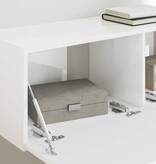 VidaXL TV Wandkast Glanzend Wit 60 x 31 x 29.5 cm Bewerkt hout