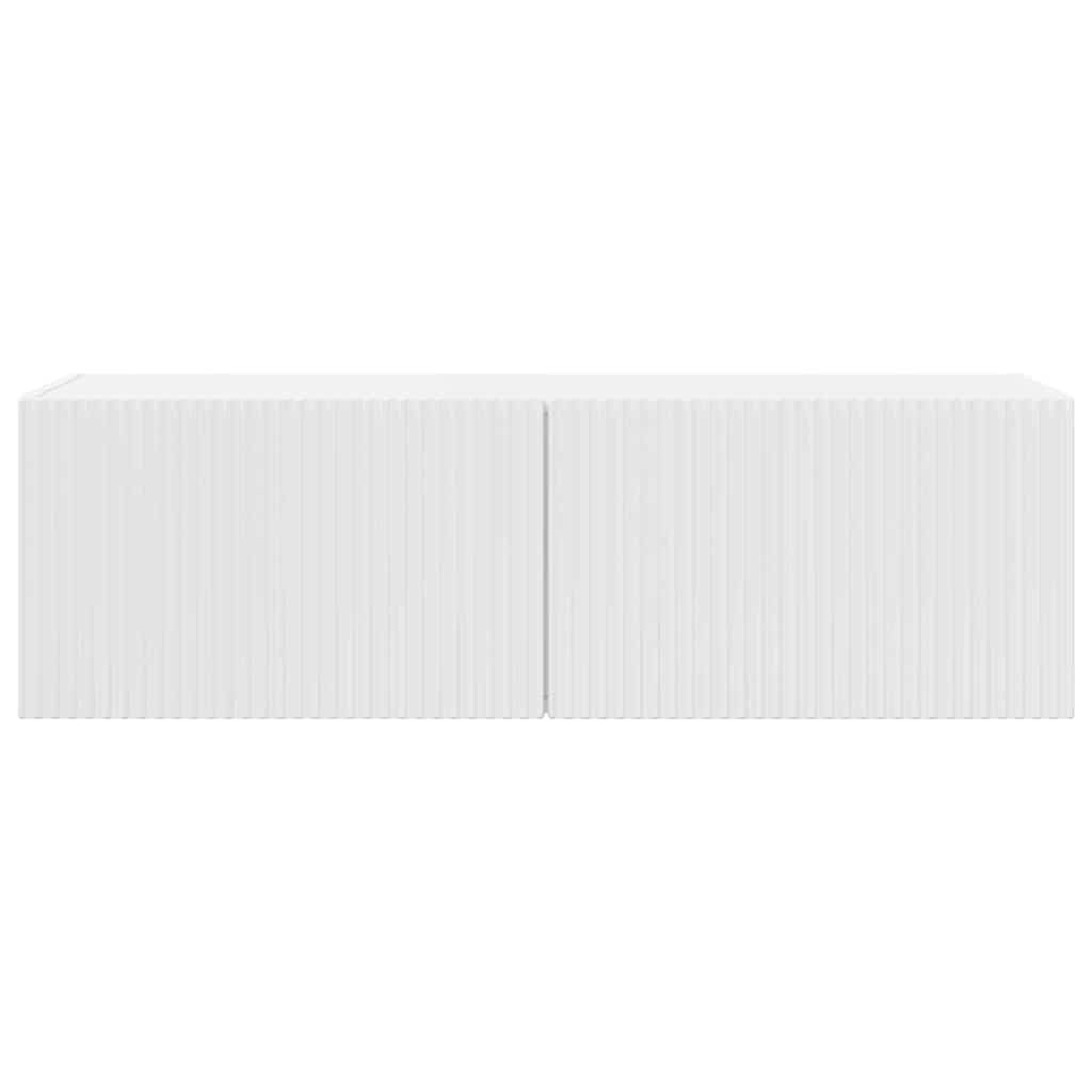 VidaXL TV Wandkast Glanzend Wit 60 x 31 x 29.5 cm Bewerkt hout