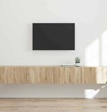 VidaXL TV Wandkast 2 pcs Sonoma 60 x 31 x 29.5 cm Bewerkt hout
