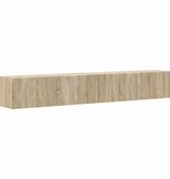 VidaXL TV Wandkast 2 pcs Sonoma 60 x 31 x 29.5 cm Bewerkt hout