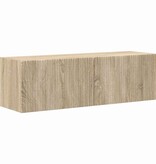 VidaXL TV Wandkast 2 pcs Sonoma 60 x 31 x 29.5 cm Bewerkt hout