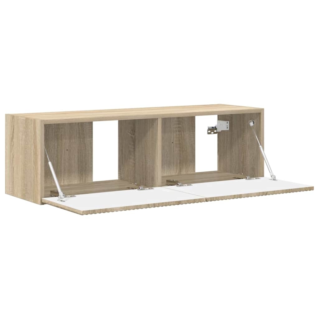 VidaXL TV Wandkast Sonoma 60 x 31 x 29.5 cm Bewerkt hout