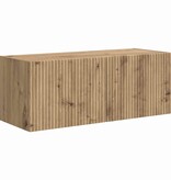 VidaXL TV Wandkast Ambachtelijk eiken 60 x 31 x 29.5 cm Bewerkt hout