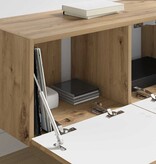 VidaXL TV Wandkast Ambachtelijk eiken 60 x 31 x 29.5 cm Bewerkt hout