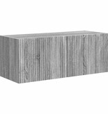 VidaXL TV Wandkast 2 pcs Grijs Sonoma 60 x 31 x 29.5 cm Bewerkt hout