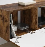 VidaXL TV Wandkast Gerookt eiken 60 x 31 x 29.5 cm Bewerkt hout