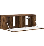 VidaXL TV Wandkast Gerookt eiken 60 x 31 x 29.5 cm Bewerkt hout