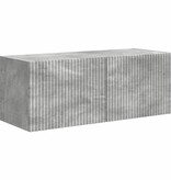VidaXL TV Wandkast 2 pcs Beton 60 x 31 x 29.5 cm Bewerkt hout