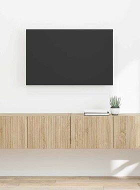 VidaXL TV Wandkast 2 pcs Sonoma 60 x 31 x 29.5 cm Bewerkt hout