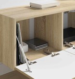 VidaXL TV Wandkast 2 pcs Sonoma 60 x 31 x 29.5 cm Bewerkt hout