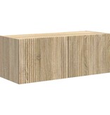 VidaXL TV Wandkast Sonoma 60 x 31 x 29.5 cm Bewerkt hout