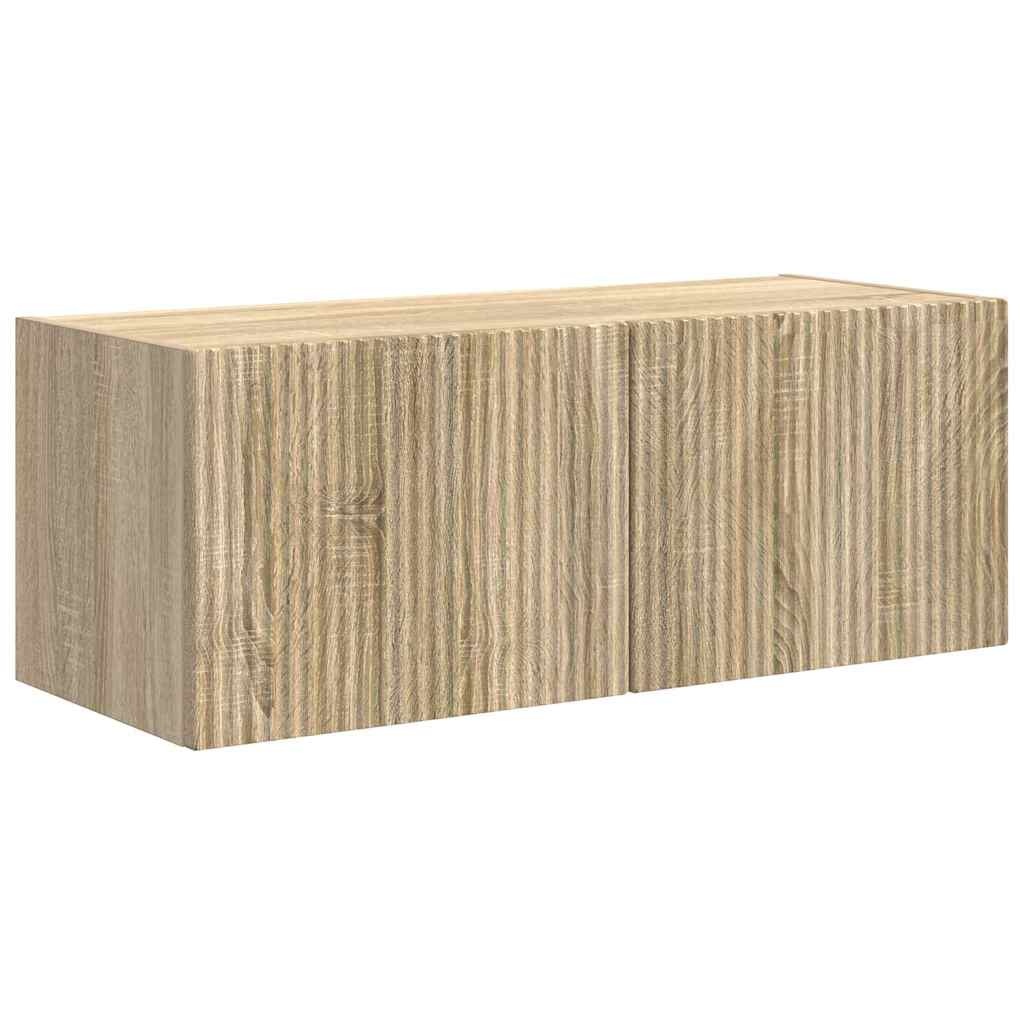 VidaXL TV Wandkast Sonoma 60 x 31 x 29.5 cm Bewerkt hout