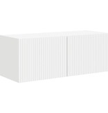 VidaXL TV Wandkast 2 pcs Wit 60 x 31 x 29.5 cm Bewerkt hout