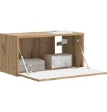 VidaXL TV Wandkast Ambachtelijk eiken 60 x 31 x 29.5 cm Bewerkt hout