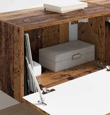 VidaXL TV Wandkast 2 pcs Oud Hout 60 x 31 x 29.5 cm Bewerkt hout