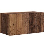 VidaXL TV Wandkast 2 pcs Oud Hout 60 x 31 x 29.5 cm Bewerkt hout