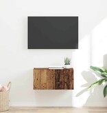 VidaXL TV Wandkast Oud Hout 60 x 31 x 29.5 cm Bewerkt hout